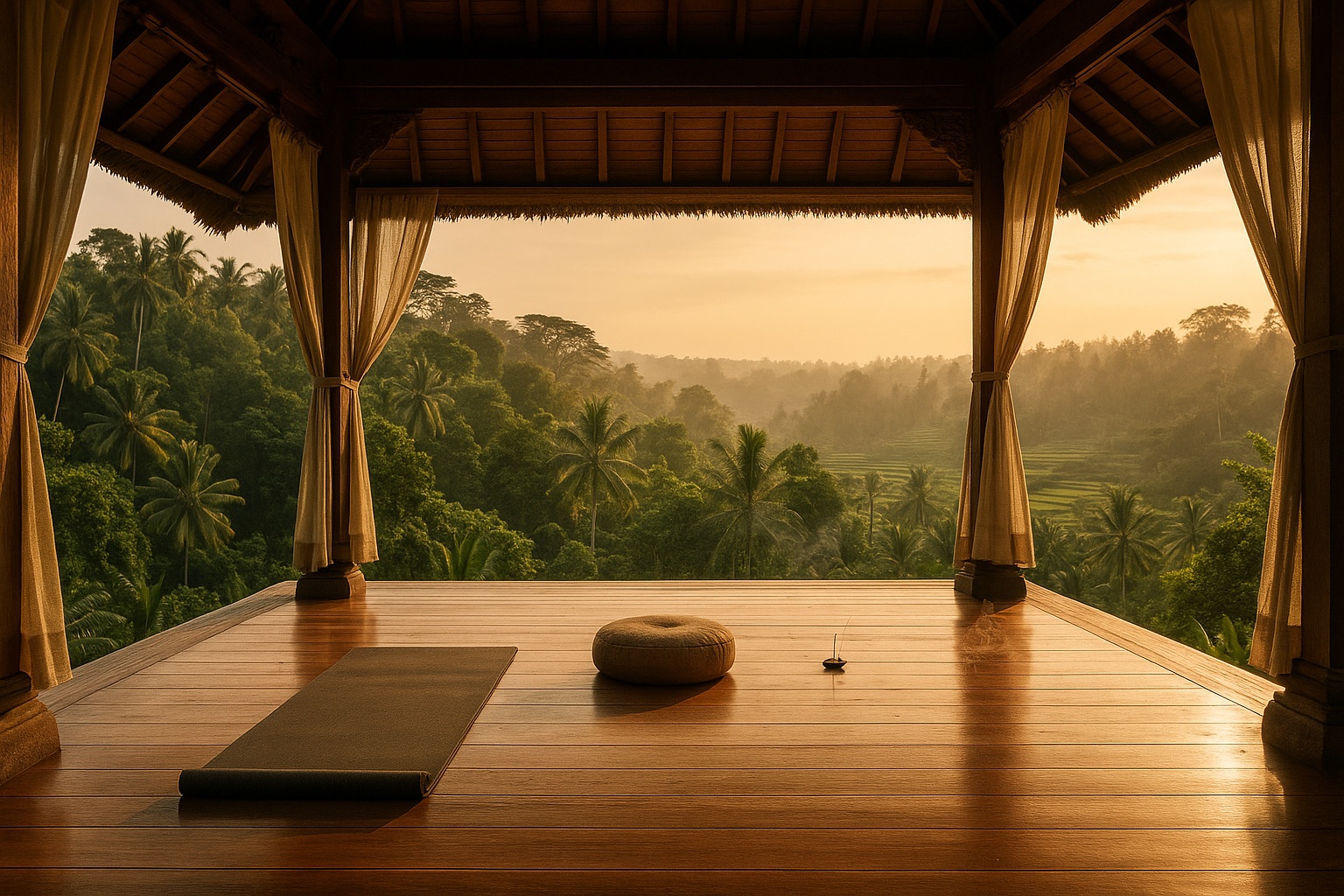 Cover image for Yoga, Healing & Wellness in Ubud: Studios, Balians, Spas & Sacred Stillness