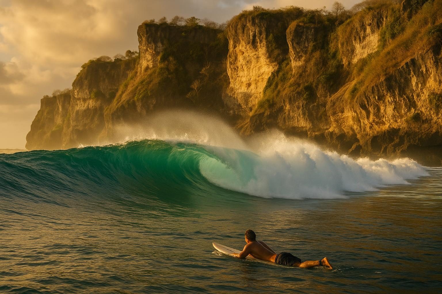 Cover for Surfing Uluwatu: Bali's World-Class Wave Playground
