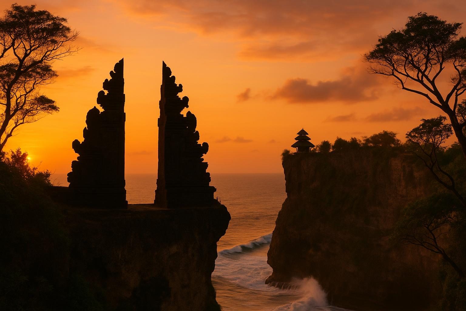 Cover image for Uluwatu Temple: Bali's Cliffside Sunset Icon